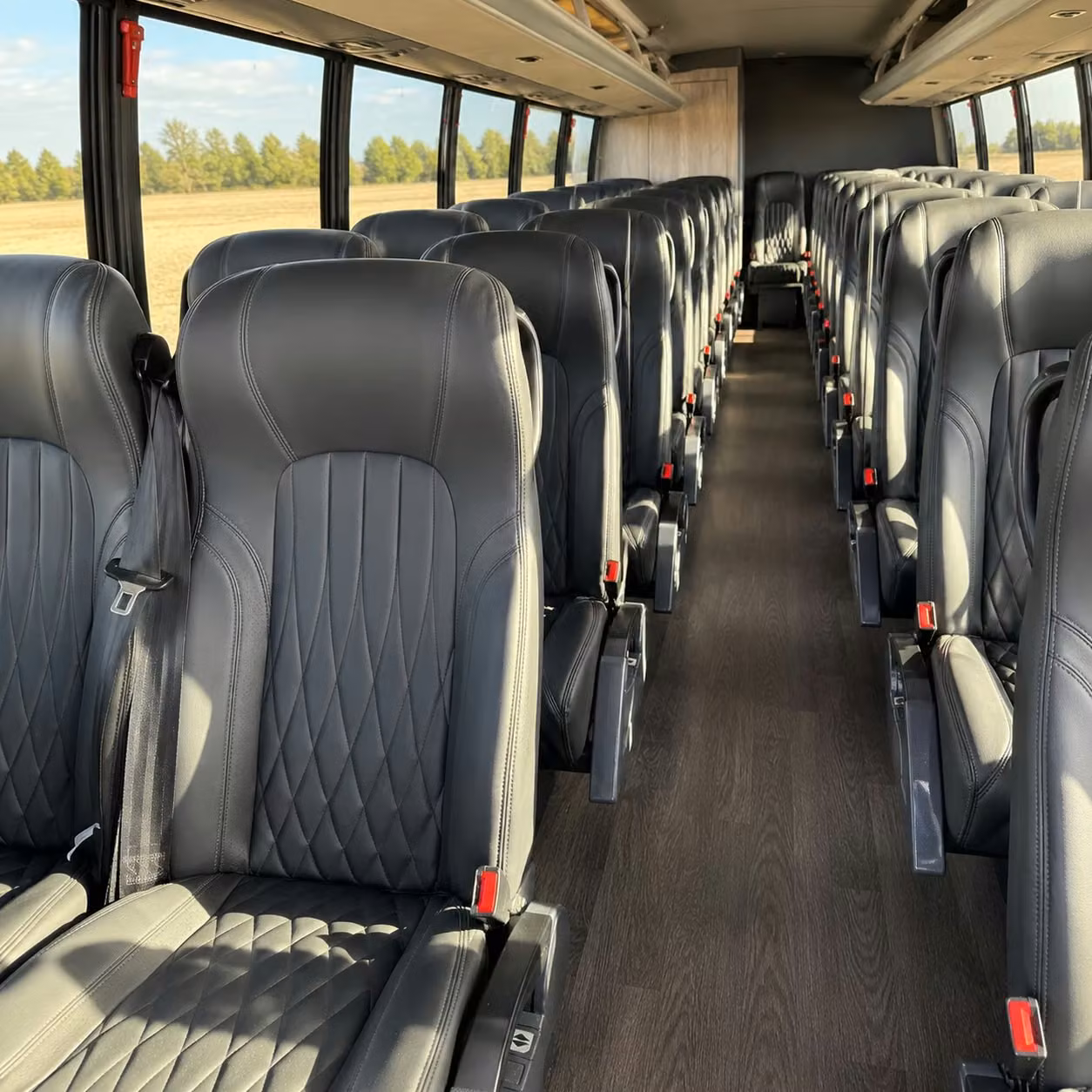 28 passenger minibus inside