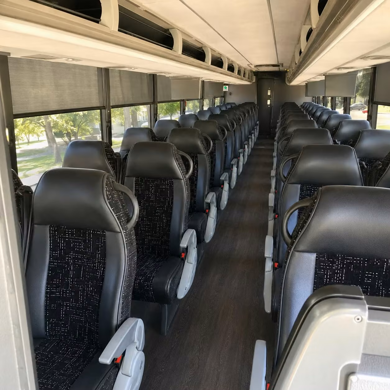 centennial charter bus interior