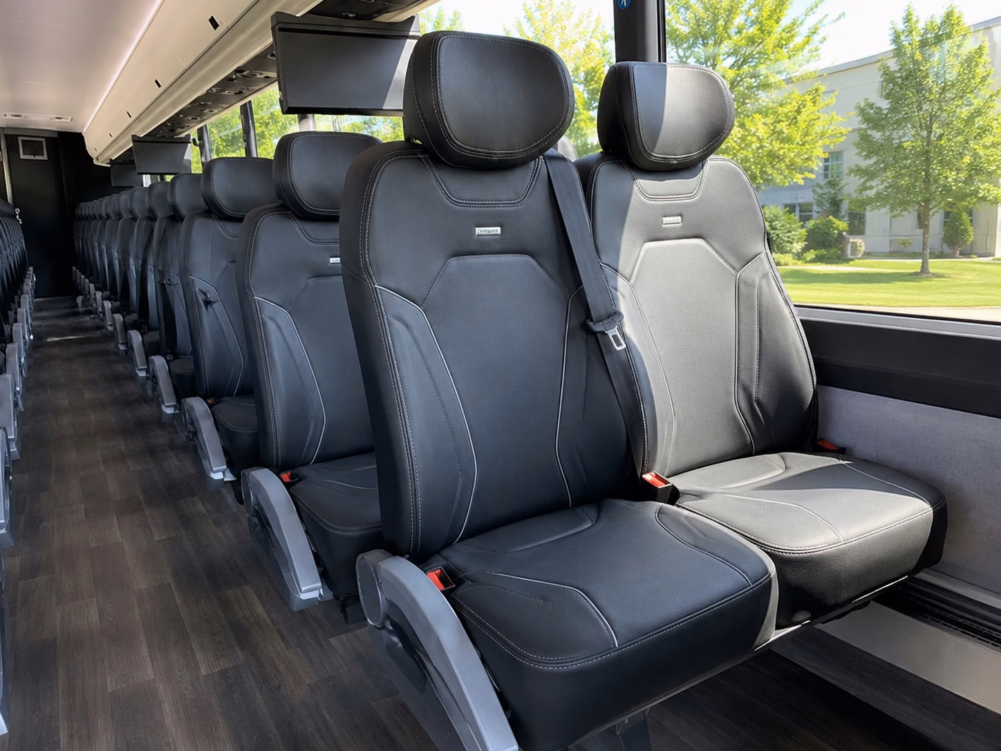 charter bus rentals for large centennial weddings with guests coming from across the denver metro