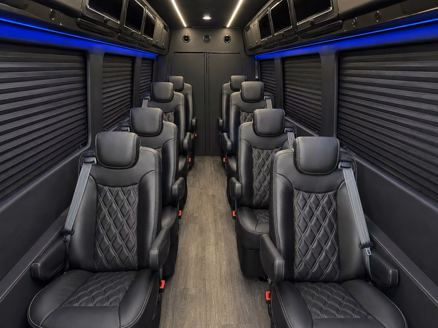 sprinter van with driver interior